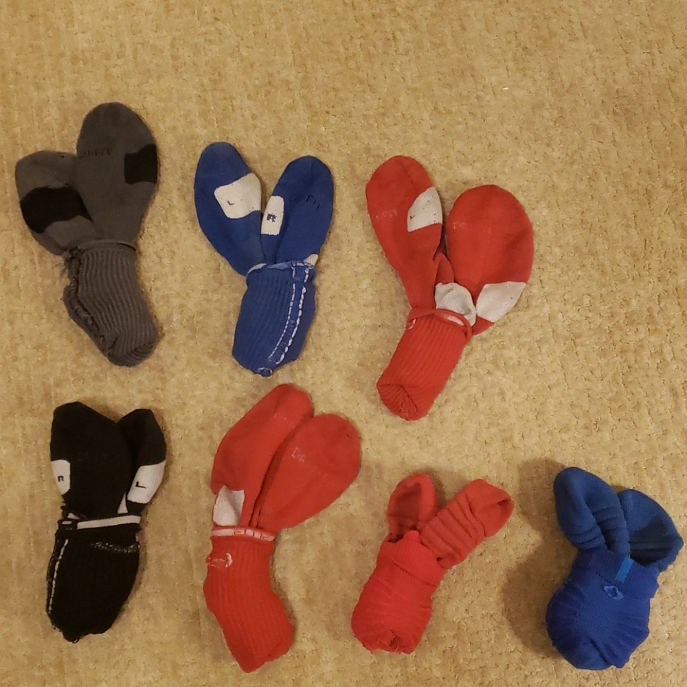 Nike and KD socks